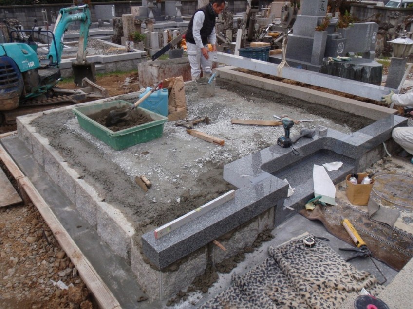 神戸市西区押部谷の高が原墓地にて「現代墓石」のお墓を建立しました